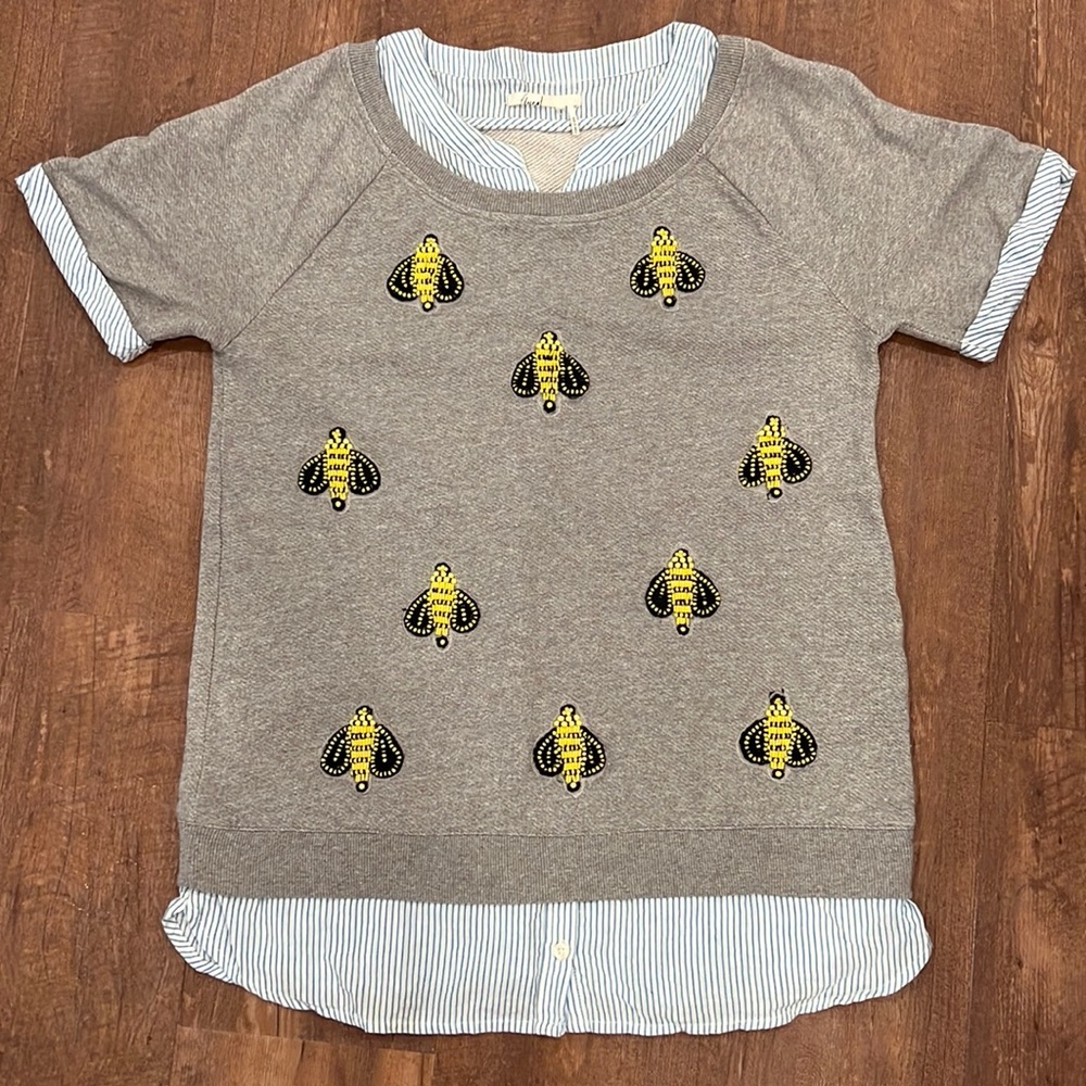 Floreat Bee short sleeved sweatshirt Small